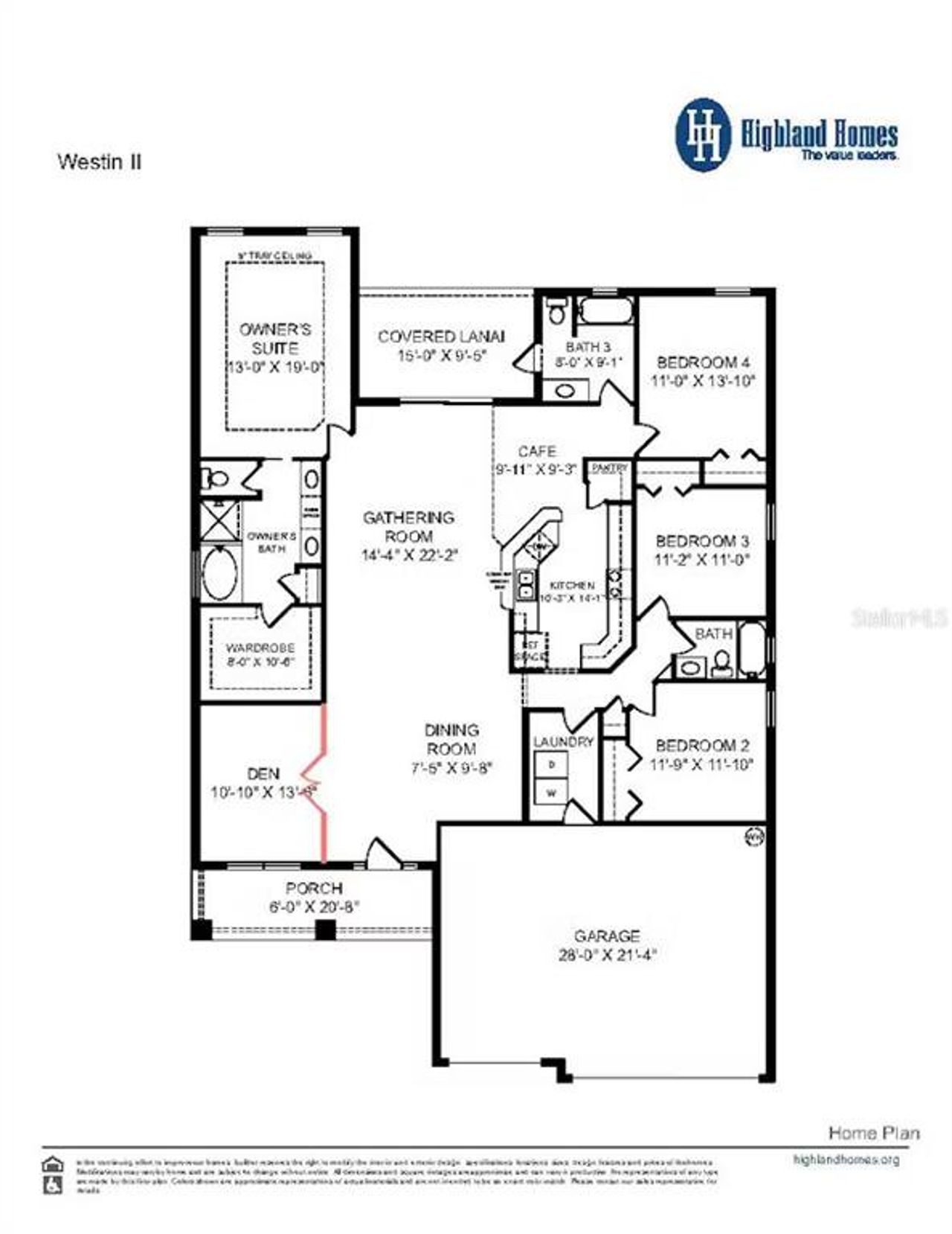 2D floor plan layout of this home in Cypress Ridge Ranch, Wimauma, FL (Image 2).