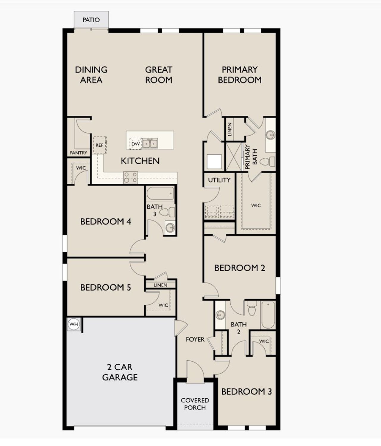 2D floor plan layout for the Kepler by Starlight Homes in Belair Place, Sanford, FL (Image 2). 2D floor plan layout for the Kepler by Starlight Homes in Belair Place, Sanford, FL (Image 2).