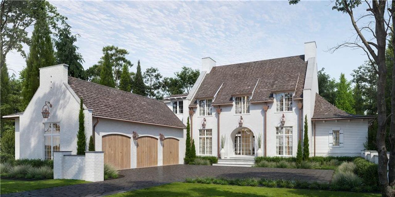 Front exterior of a new home in , Alpharetta, GA, highlighting curb appeal (Image 2).