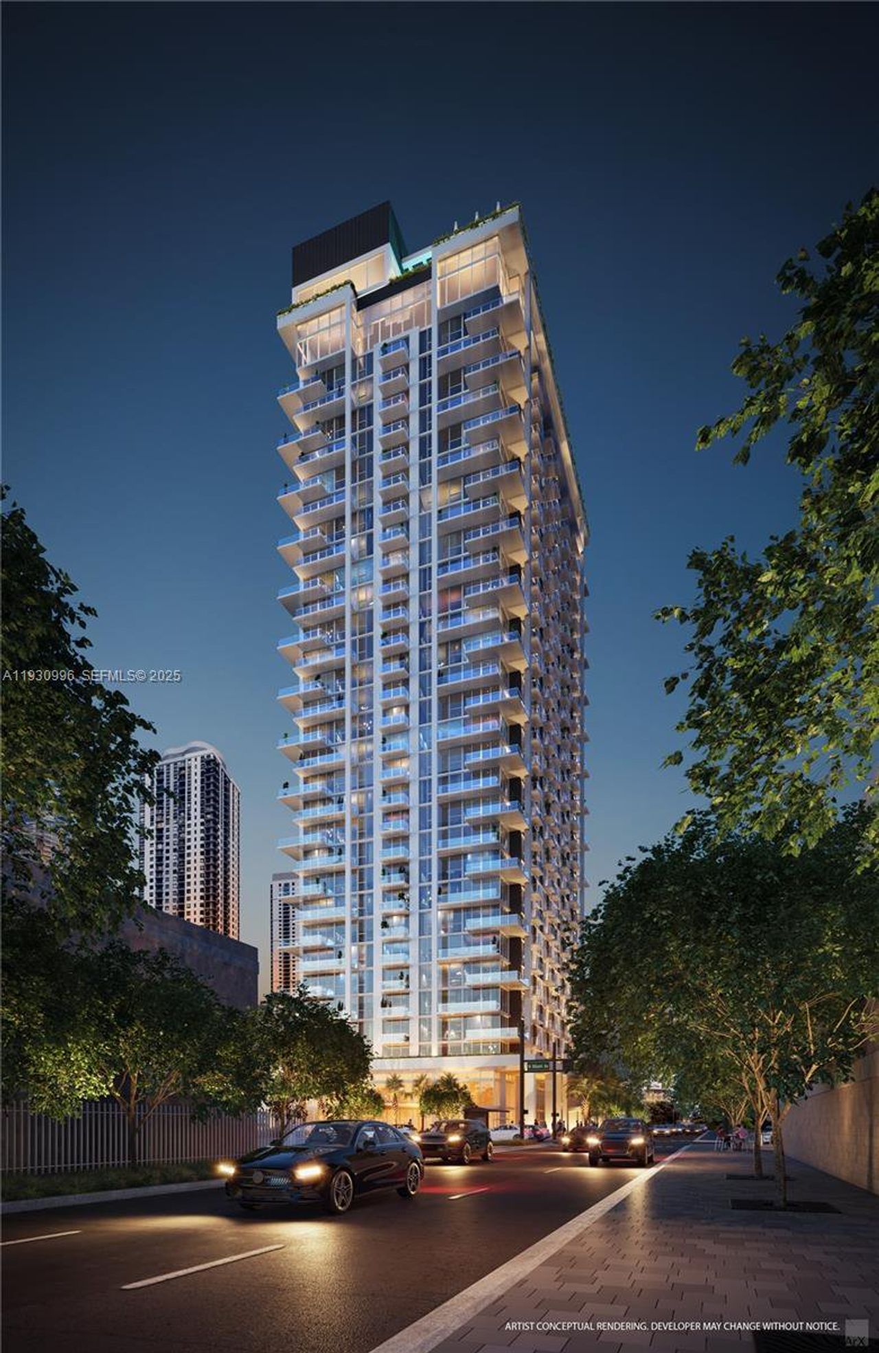 Condo located in Miami, FL showcasing its design and architecture (Image 2). Condo located in Miami, FL showcasing its design and architecture (Image 2).