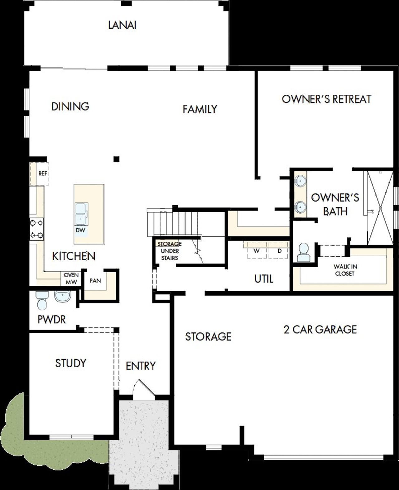 2D floor plan layout of this home in Southwind – Executive Series, Plant City, FL (Image 2). 2D floor plan layout of this home in Southwind – Executive Series, Plant City, FL (Image 2).