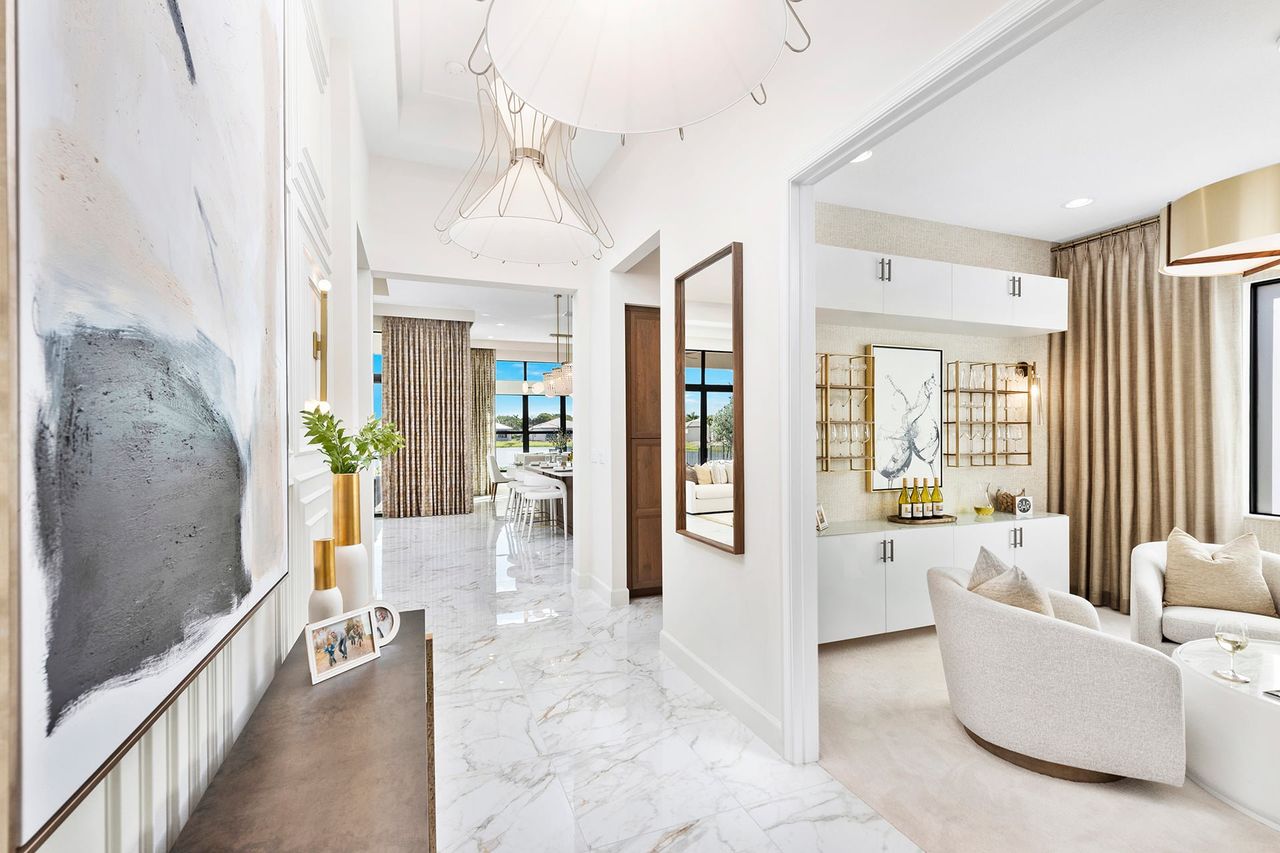 Representative furnished interior of a home built from the Isabella by GL Homes in Valencia Ridge (55+), Wesley Chapel (Image 2).