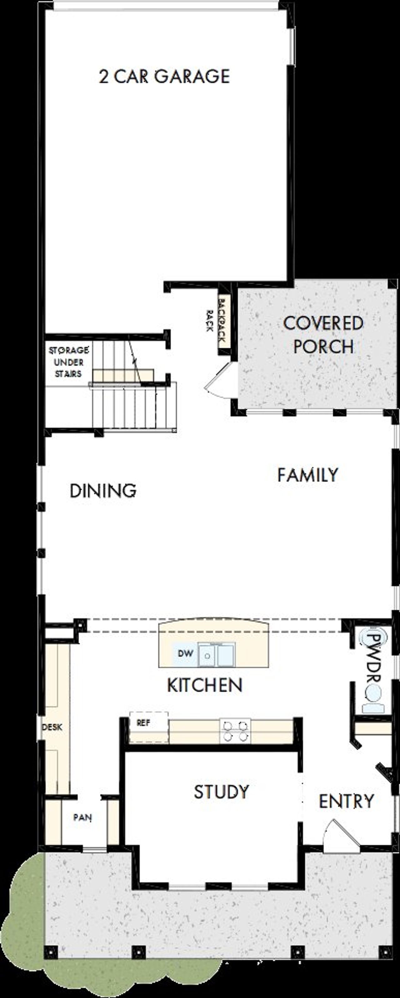 2D floor plan layout of this home in Goodnight Ranch, Austin, TX (Image 2). 2D floor plan layout of this home in Goodnight Ranch, Austin, TX (Image 2).