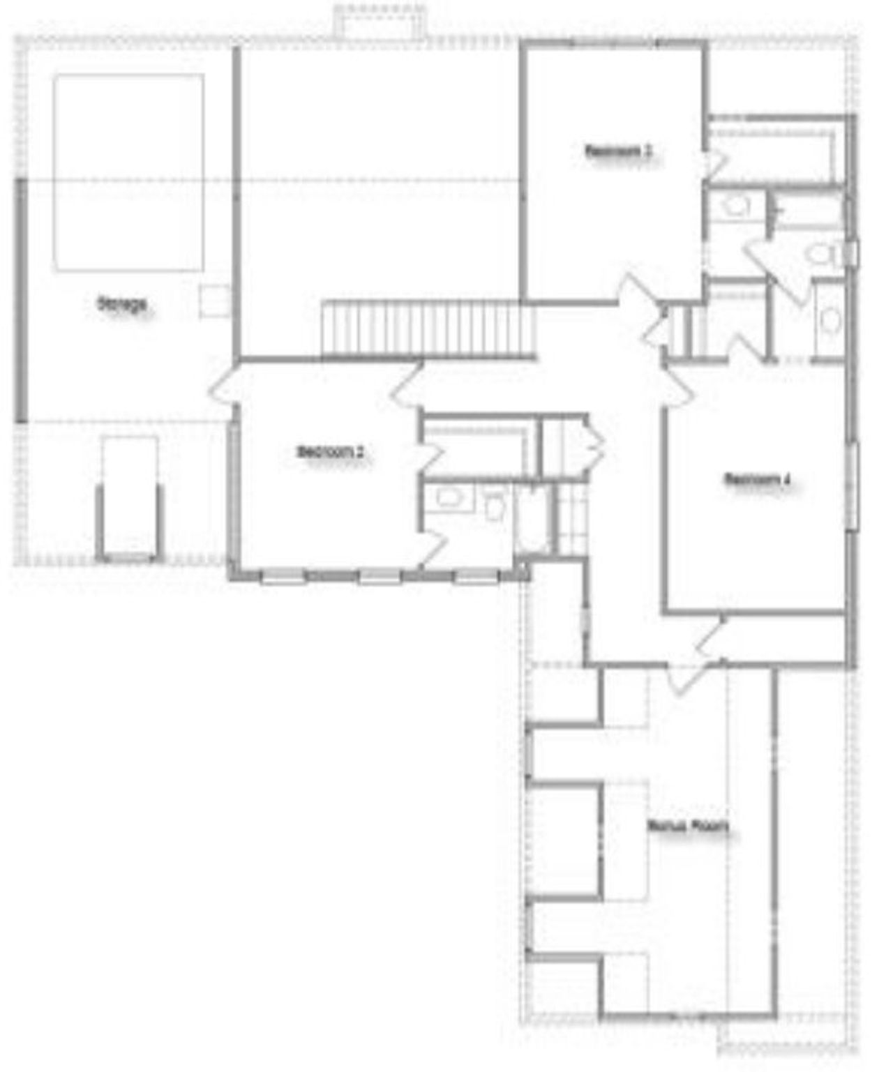 2D floor plan layout for the Keene's Point by Sentinel Builders, Inc. in Copperstone At Choto, Knoxville, TN (Image 2).