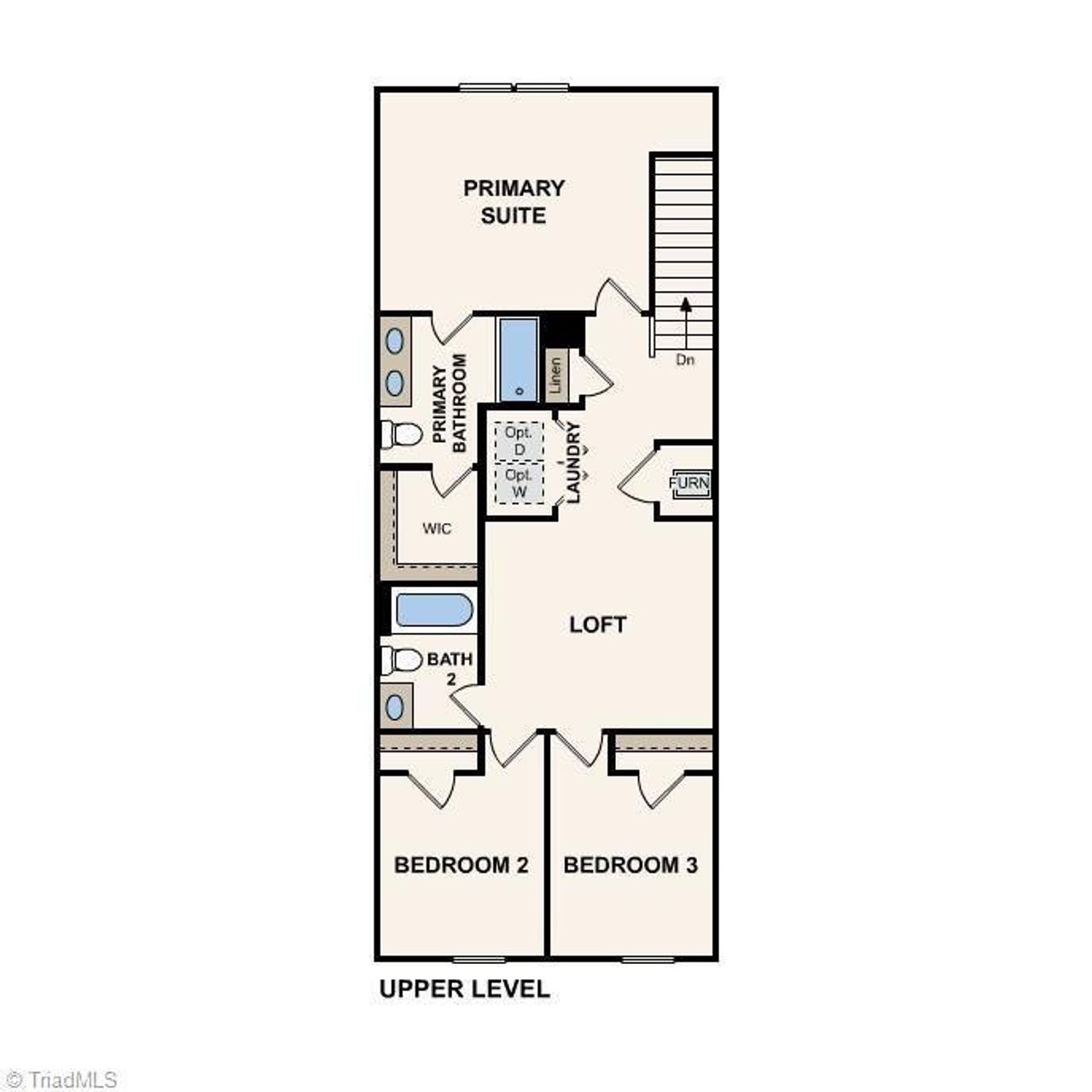 2D floor plan layout of this home in , Lexington, NC (Image 2).