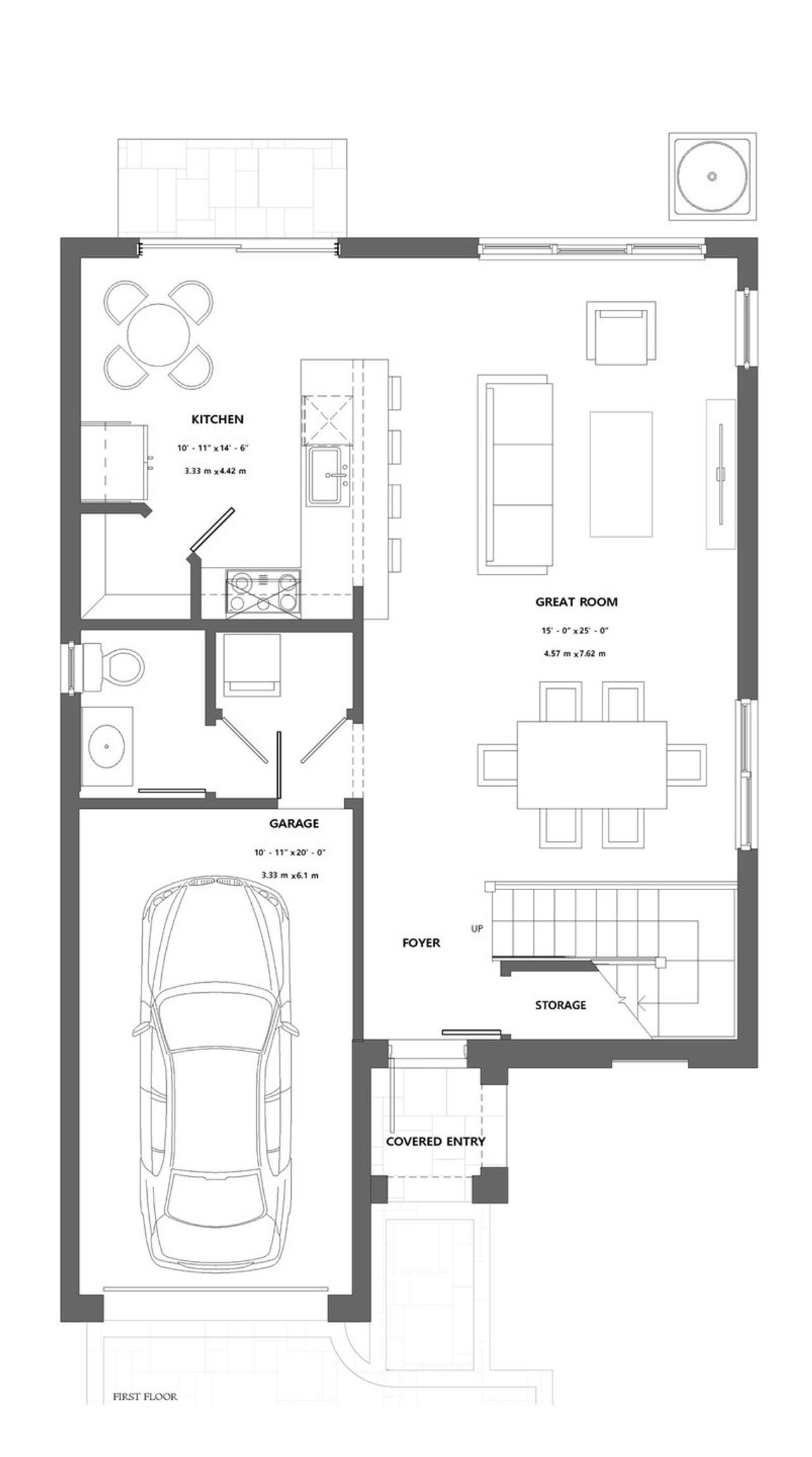 2D floor plan layout of this home in Maple Ridge, Ave Maria, FL (Image 2).