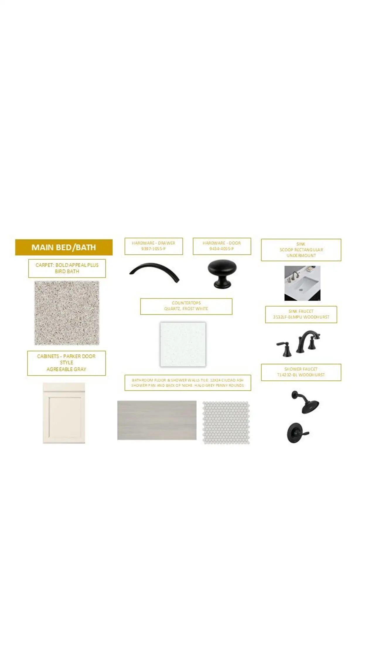 Sample of building materials used in homes in Adalyn Park, Mooresville (Image 2).
