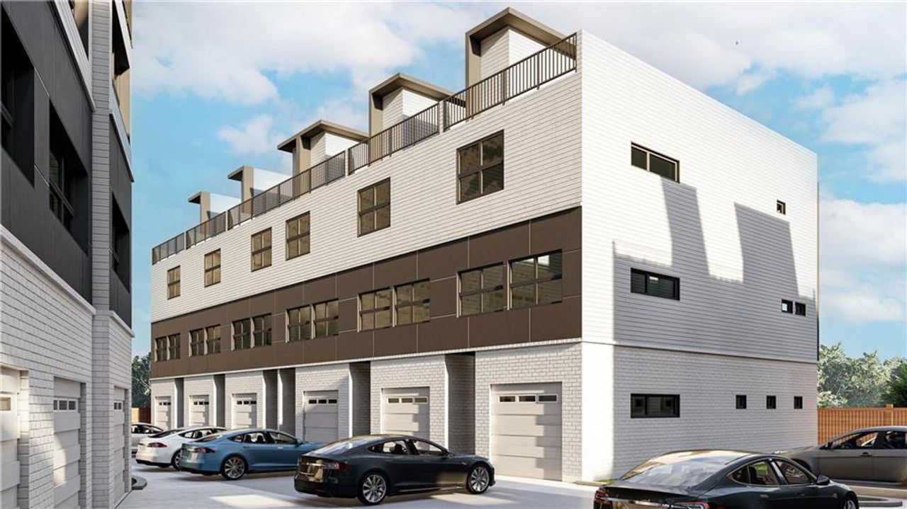Condo located in Atlanta, GA showcasing its design and architecture (Image 2). Condo located in Atlanta, GA showcasing its design and architecture (Image 2).