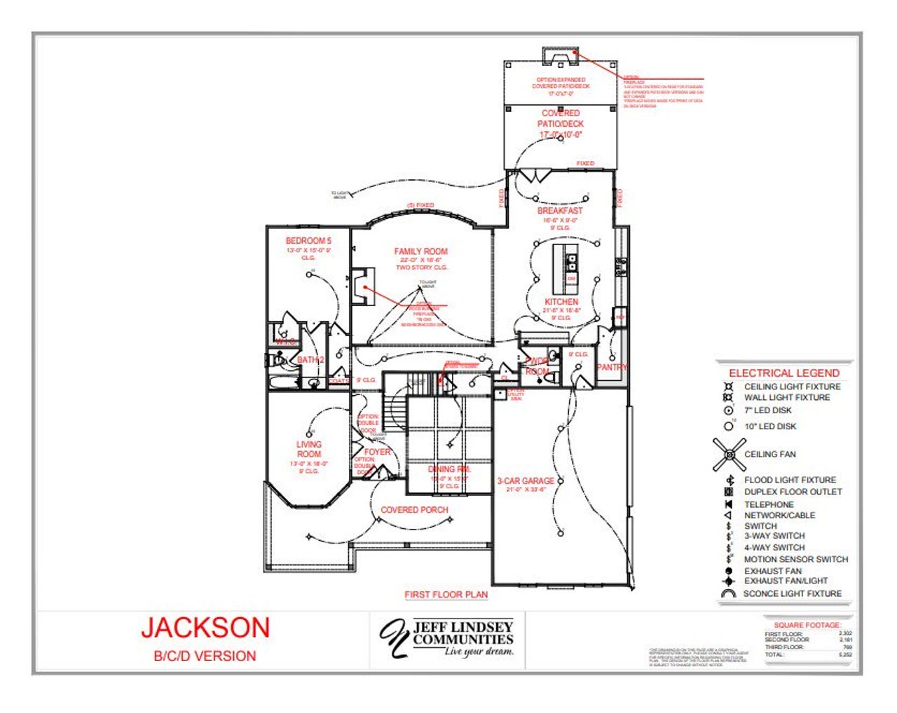 2D floor plan layout for the Jackson B by Jeff Lindsey Communities in Arbor Springs, Newnan, GA (Image 2). 2D floor plan layout for the Jackson B by Jeff Lindsey Communities in Arbor Springs, Newnan, GA (Image 2).
