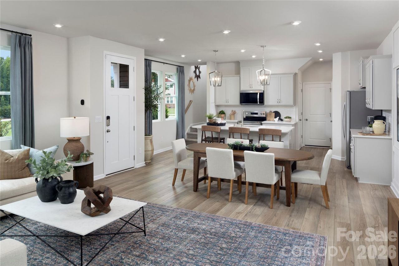 Furnished interior view inside a new home in , Charlotte (Image 2). Furnished interior view inside a new home in , Charlotte (Image 2).