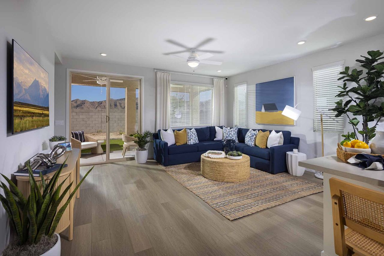 Furnished interior view inside a new home in The Villas Collection at Frontera, Surprise (Image 2).