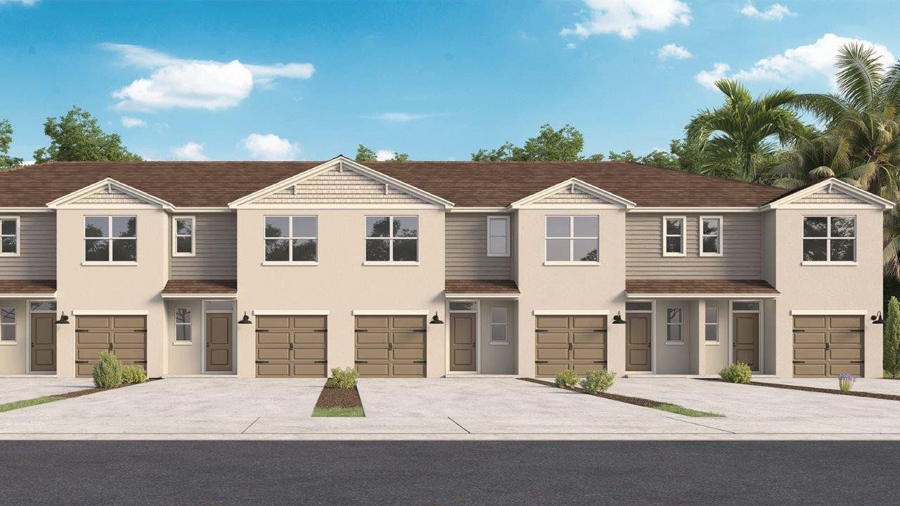 Representative exterior photo of a completed home built from the Pearson B by D.R. Horton in Atria at Ridgewood Lakes, Davenport, FL (Image 2).