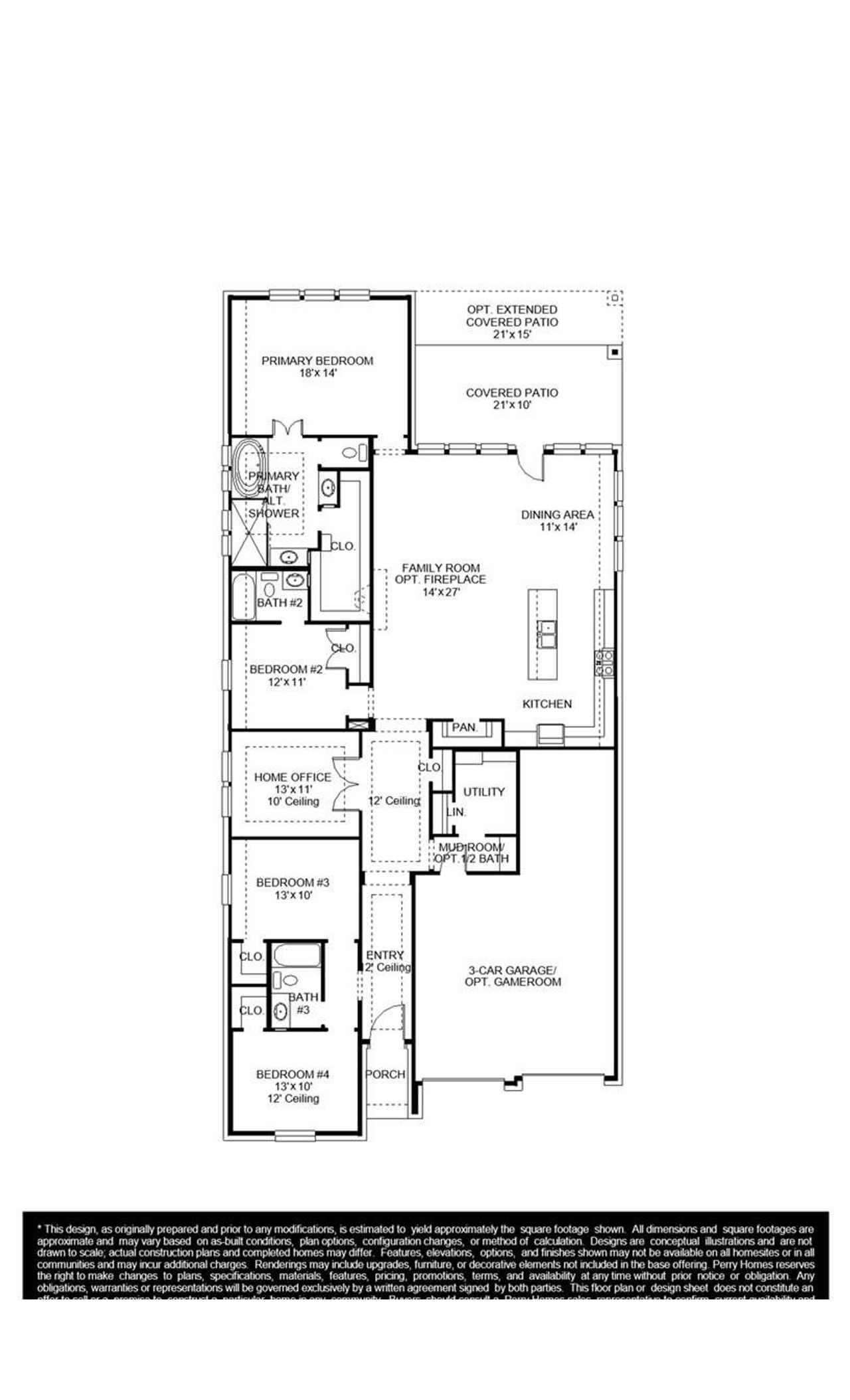 2D floor plan layout of this home in Riceland, Mont Belvieu, TX (Image 2).