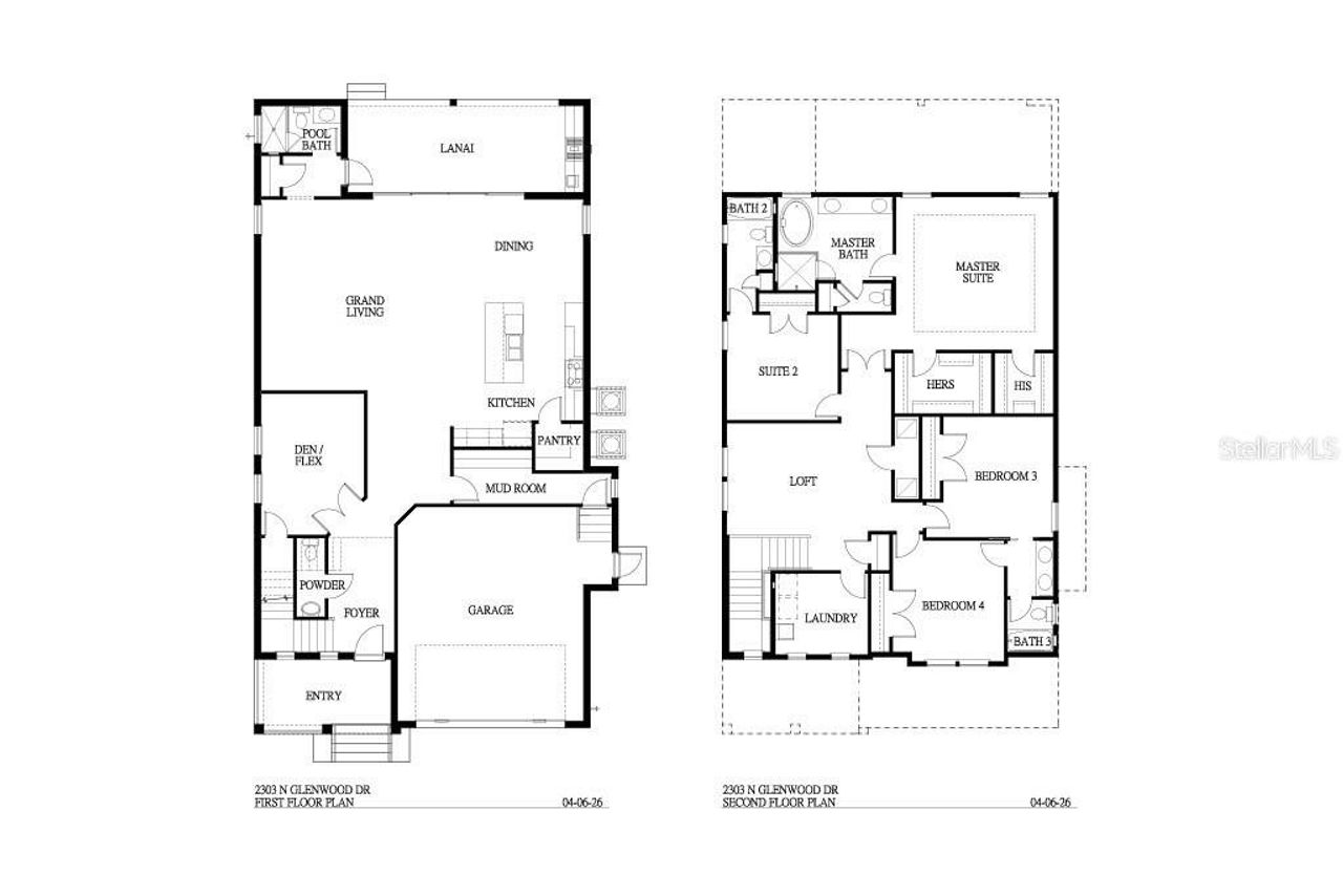 2D floor plan layout of this home in , Tampa, FL (Image 2).