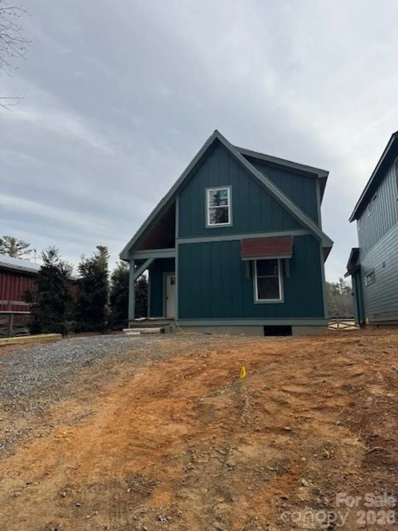 In-progress construction of a new home in , Flat Rock, NC (Image 2).