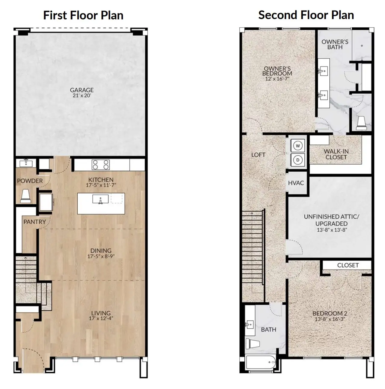 2D floor plan layout for the The Exhibit by The New Modern Home in Pecan Grove, Garland, TX (Image 2). 2D floor plan layout for the The Exhibit by The New Modern Home in Pecan Grove, Garland, TX (Image 2).
