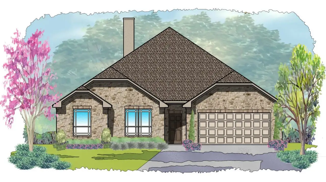 Representative exterior photo of a completed home built from the Aria with Bonus by Carothers Executive Homes in Eagle Heights, Salado, TX (Image 2).