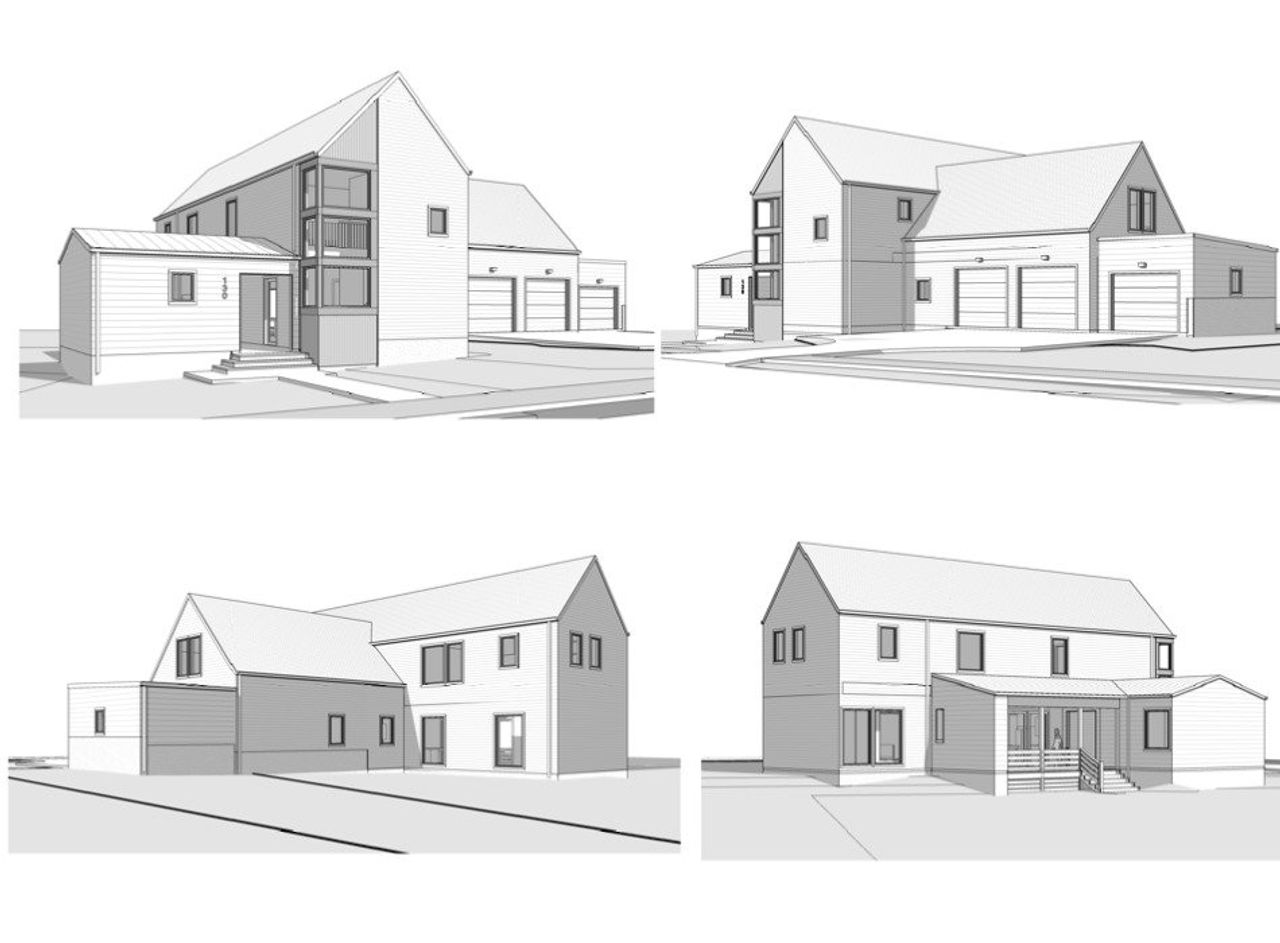 Exterior rendering of this home design in Aster, Roswell, GA (Image 2).