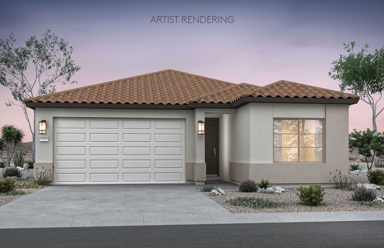 Representative exterior photo of a completed home built from the Sunbird by Pulte Homes in Festival Foothills, Buckeye, AZ (Image 2).