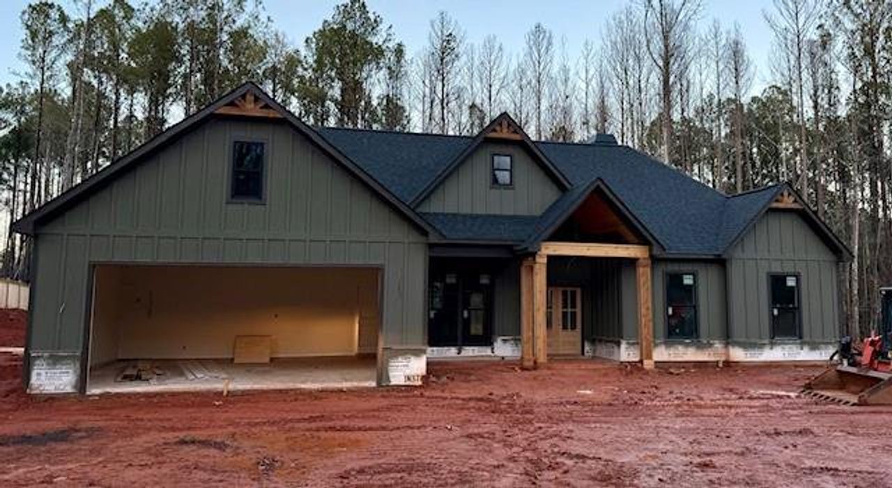 In-progress construction of a new home in , Temple, GA (Image 2).