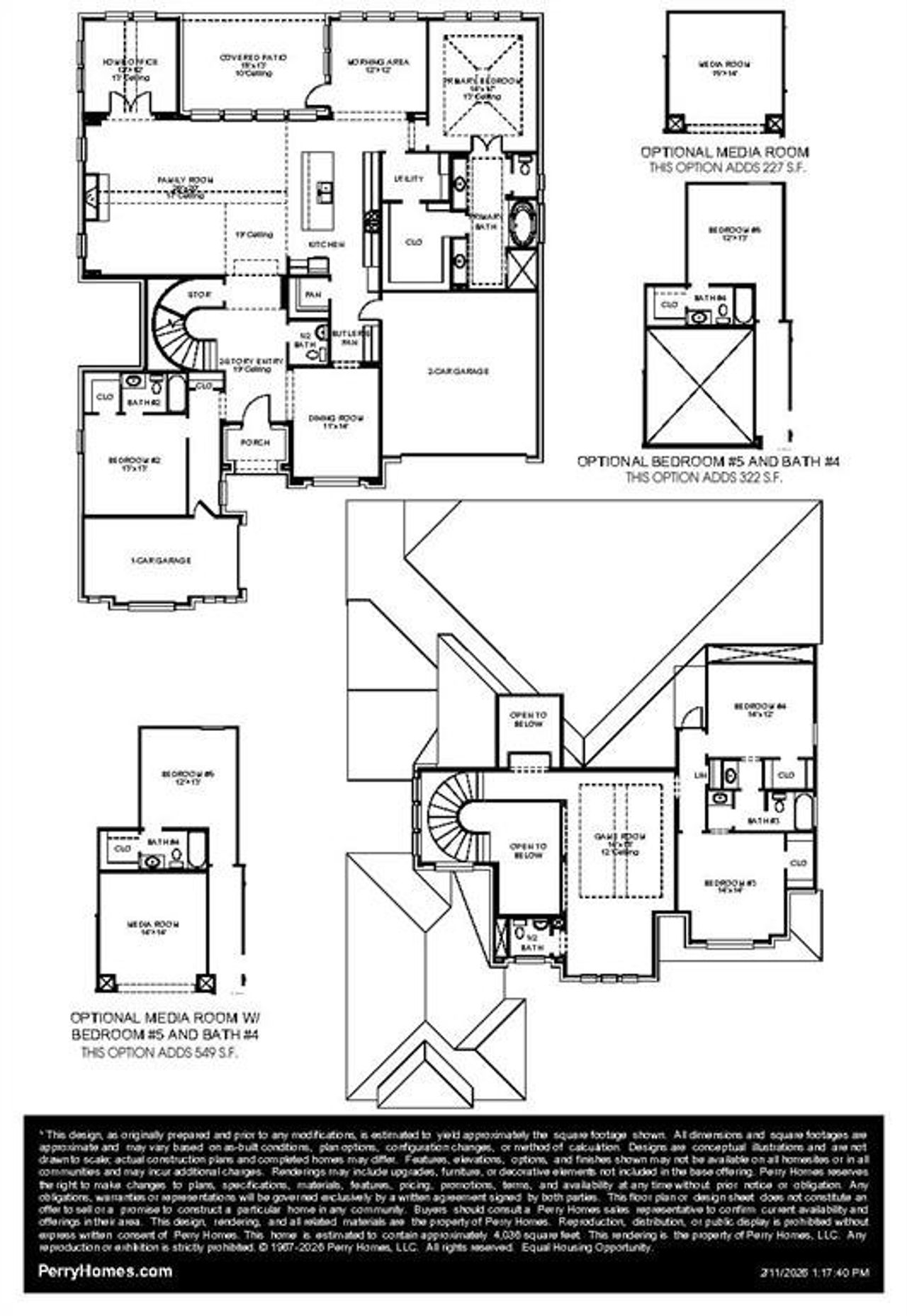 2D floor plan layout of this home in Sonoma Verde, McLendon-Chisholm, TX (Image 2).