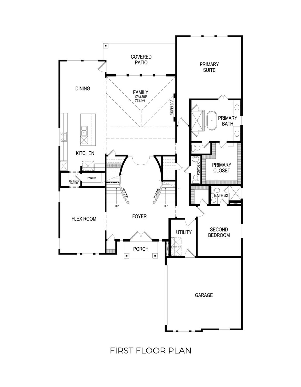 2D floor plan layout of this home in Birdsong, Mansfield, TX (Image 2). 2D floor plan layout of this home in Birdsong, Mansfield, TX (Image 2).