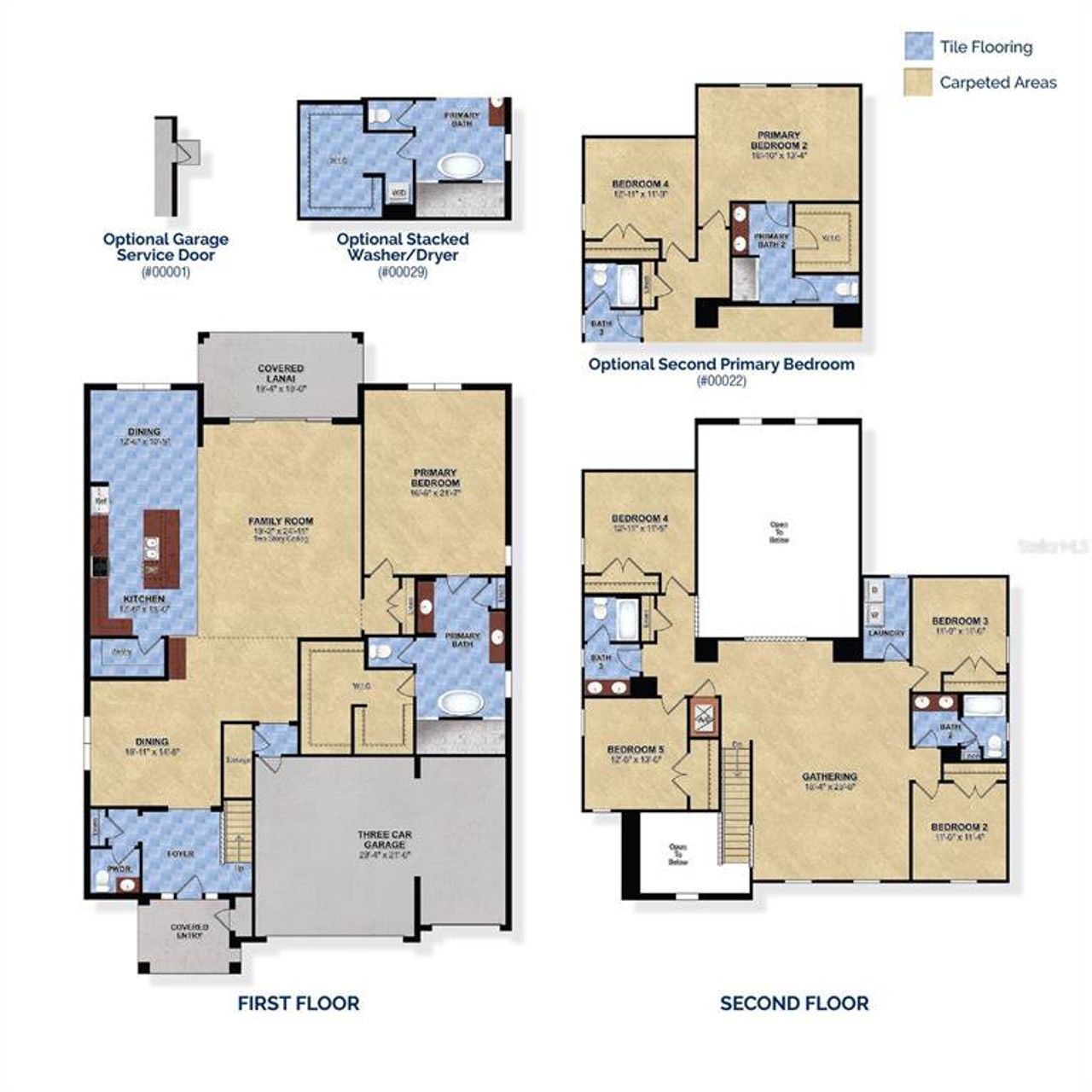 2D floor plan layout of this home in , Deland, FL (Image 2).