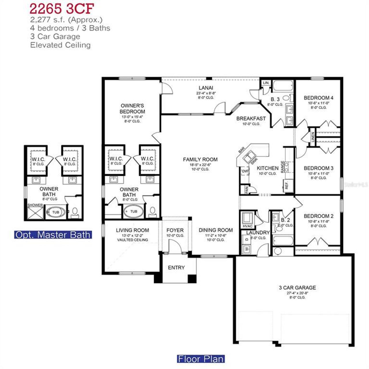 2D floor plan layout of this home in Gulf Cove, Port Charlotte, FL (Image 2). 2D floor plan layout of this home in Gulf Cove, Port Charlotte, FL (Image 2).