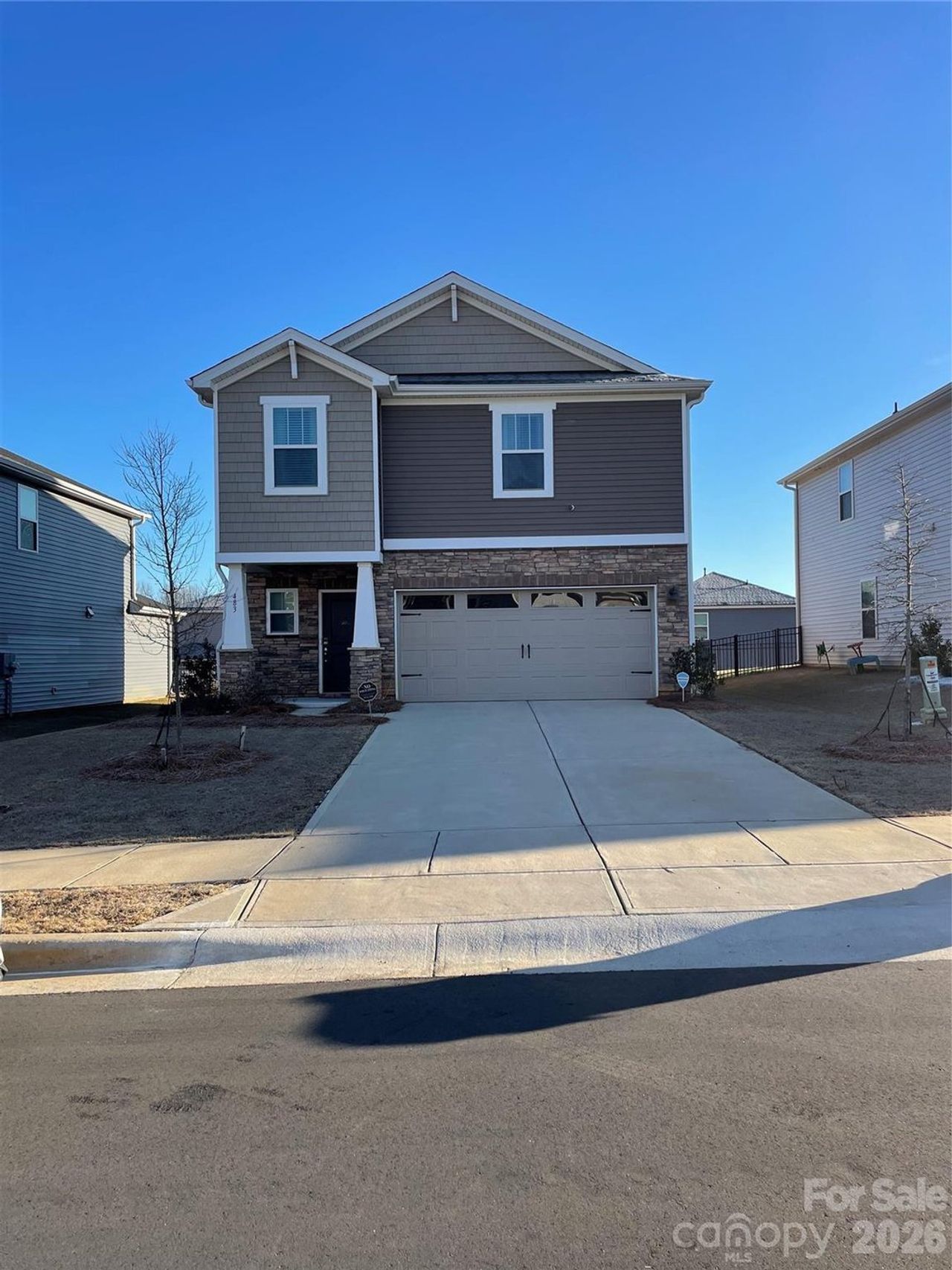Front exterior of a new home in , York, SC, highlighting curb appeal (Image 2).