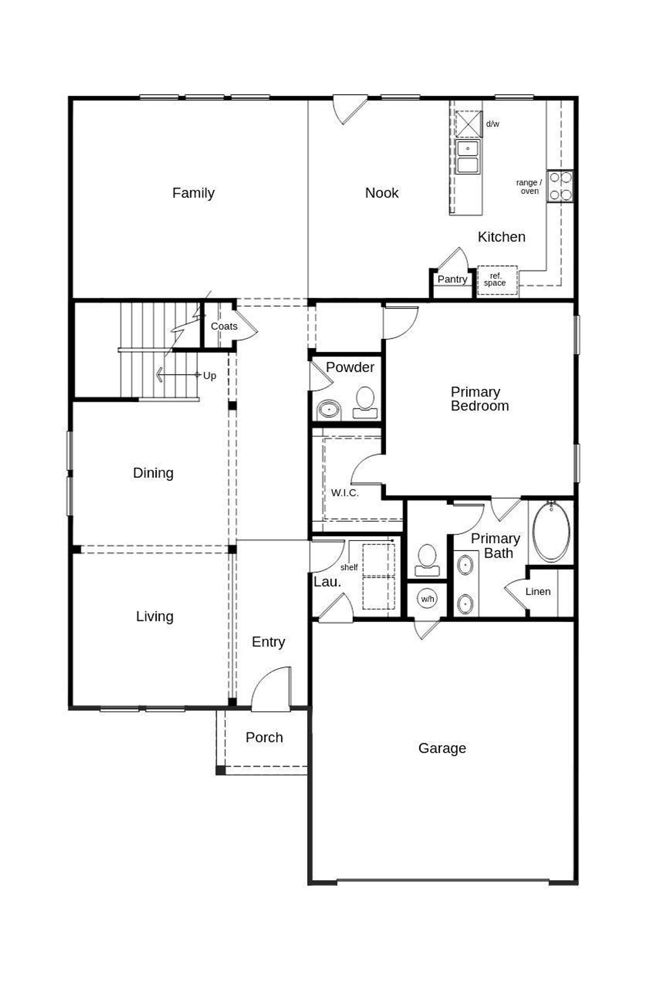 This floor plan features 3 bedrooms, 2 full baths, 1 half bath, and over 2,400 square feet of living space. This floor plan features 3 bedrooms, 2 full baths, 1 half bath, and over 2,400 square feet of living space.