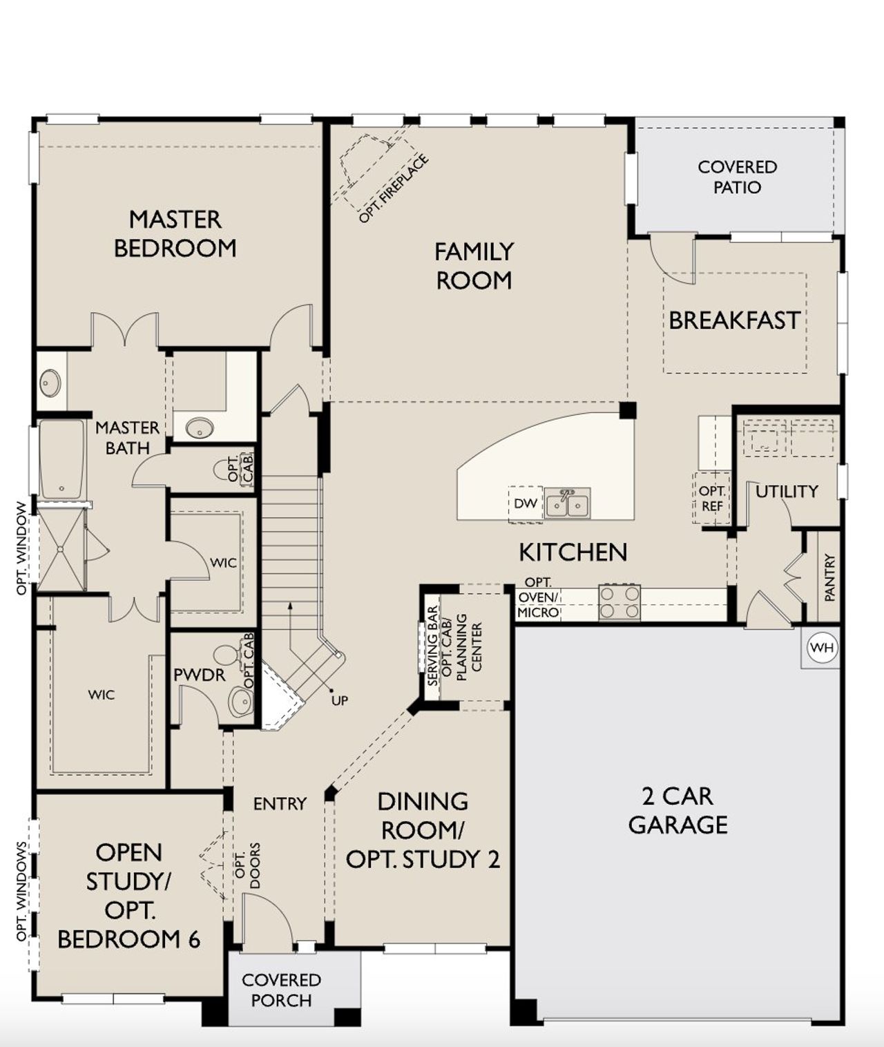 2D floor plan layout for the Trinity by Ashton Woods in The Heritage at Saddlebrook Ranch 70's, Schertz, TX (Image 2). 2D floor plan layout for the Trinity by Ashton Woods in The Heritage at Saddlebrook Ranch 70's, Schertz, TX (Image 2).