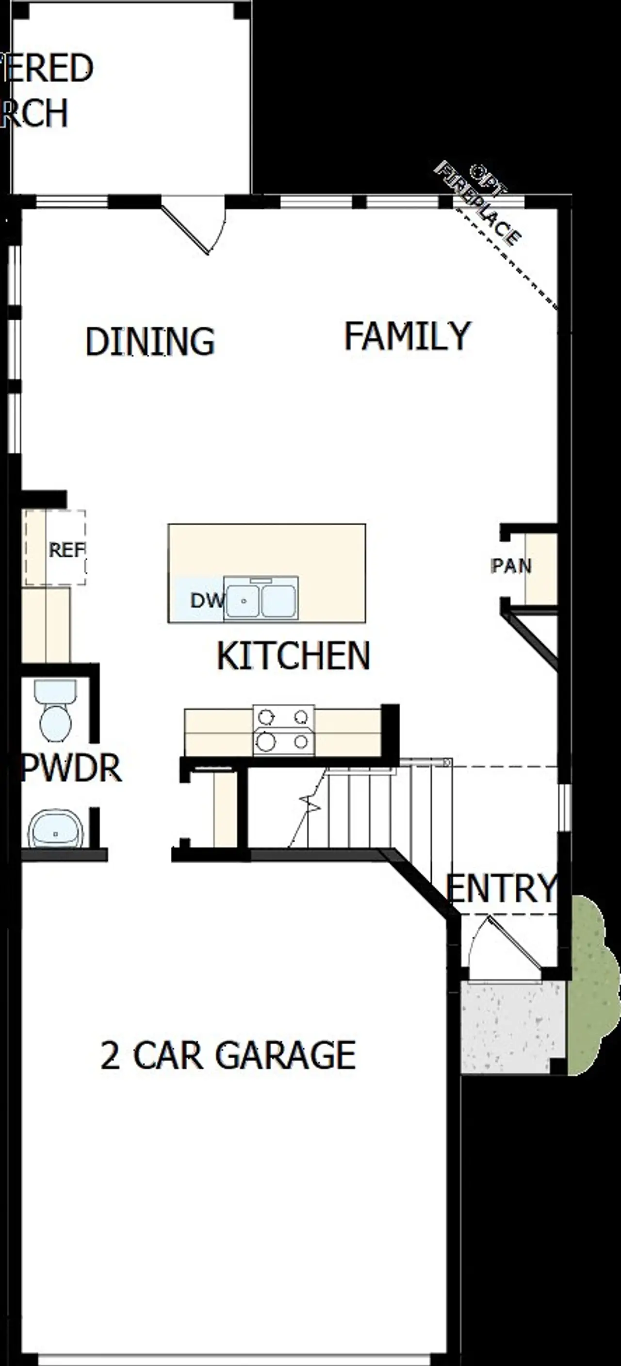 2D floor plan layout of this home in Double Creek Crossing – City Home Series, Round Rock, TX (Image 2). 2D floor plan layout of this home in Double Creek Crossing – City Home Series, Round Rock, TX (Image 2).
