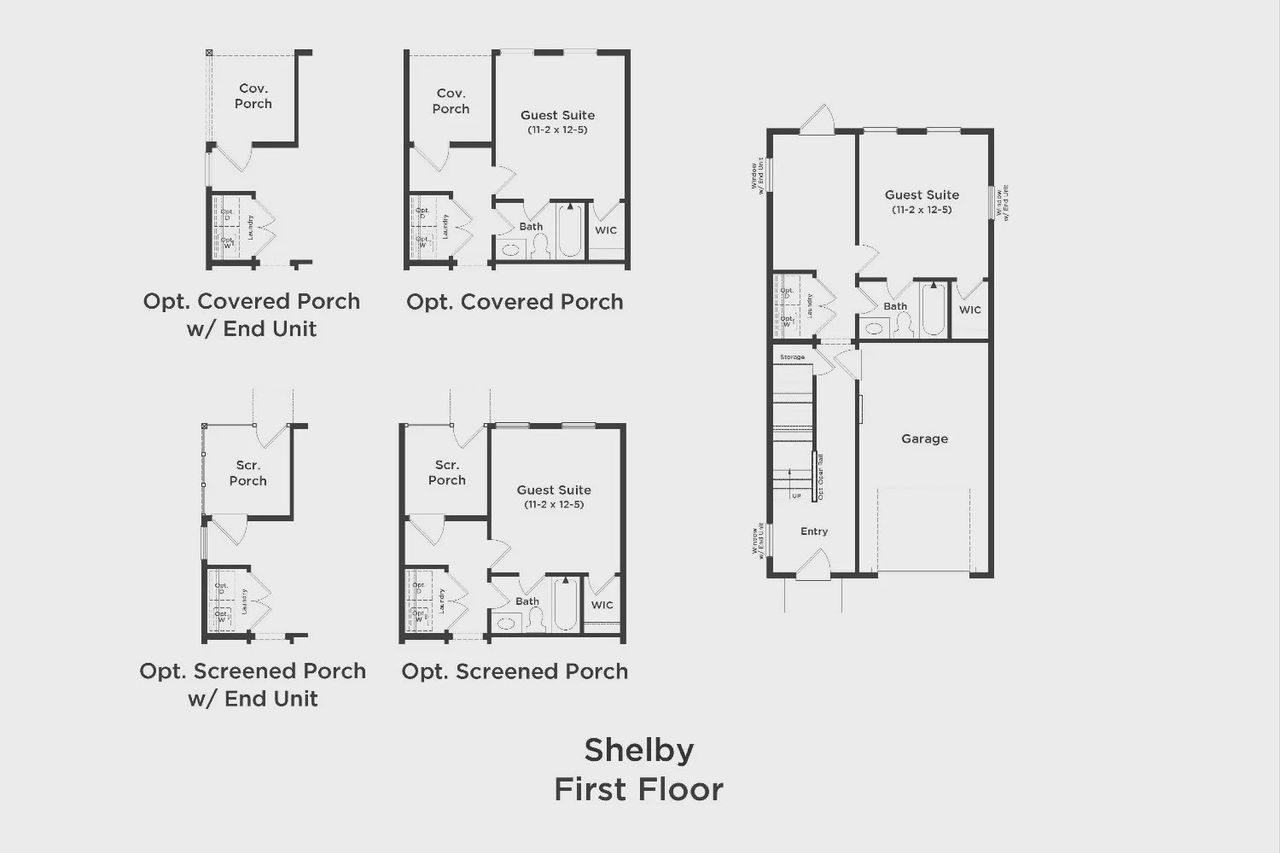2D floor plan layout of this home in Seabreeze Crossing, Little River, SC (Image 2).