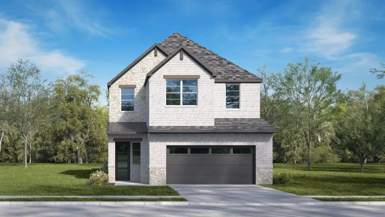 Representative exterior photo of a completed home built from the Beacon by D.R. Horton in Royal Court, Frisco, TX (Image 2).