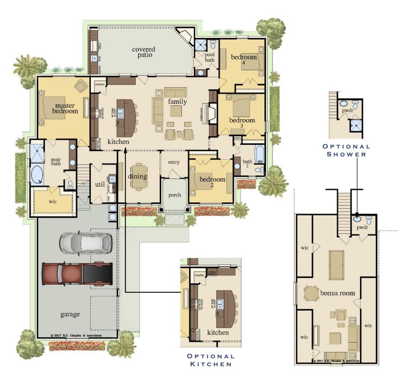 2D floor plan layout for the Truman by Carothers Executive Homes in Eagle Heights, Salado, TX (Image 2). 2D floor plan layout for the Truman by Carothers Executive Homes in Eagle Heights, Salado, TX (Image 2).