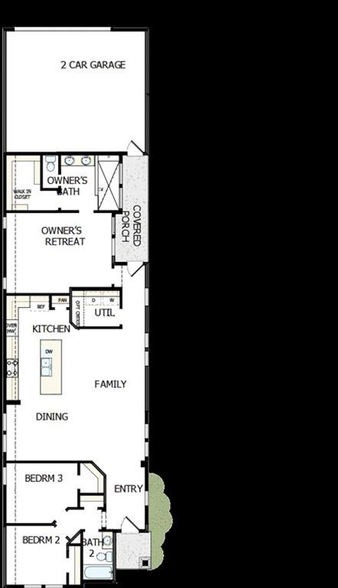 2D floor plan layout of this home in , Mesquite, TX (Image 2).