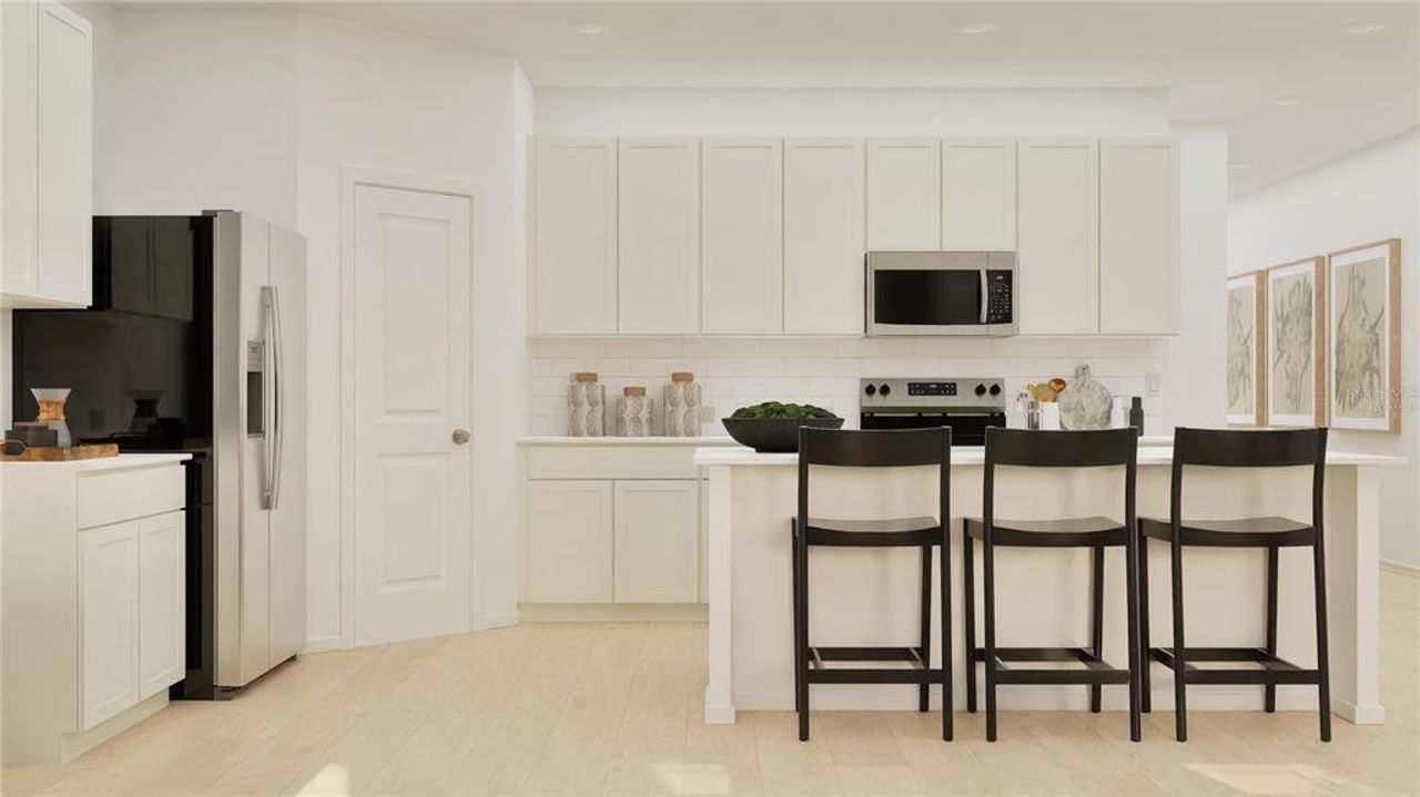 Furnished interior view inside a new home in Waterlin, St. Cloud (Image 2).