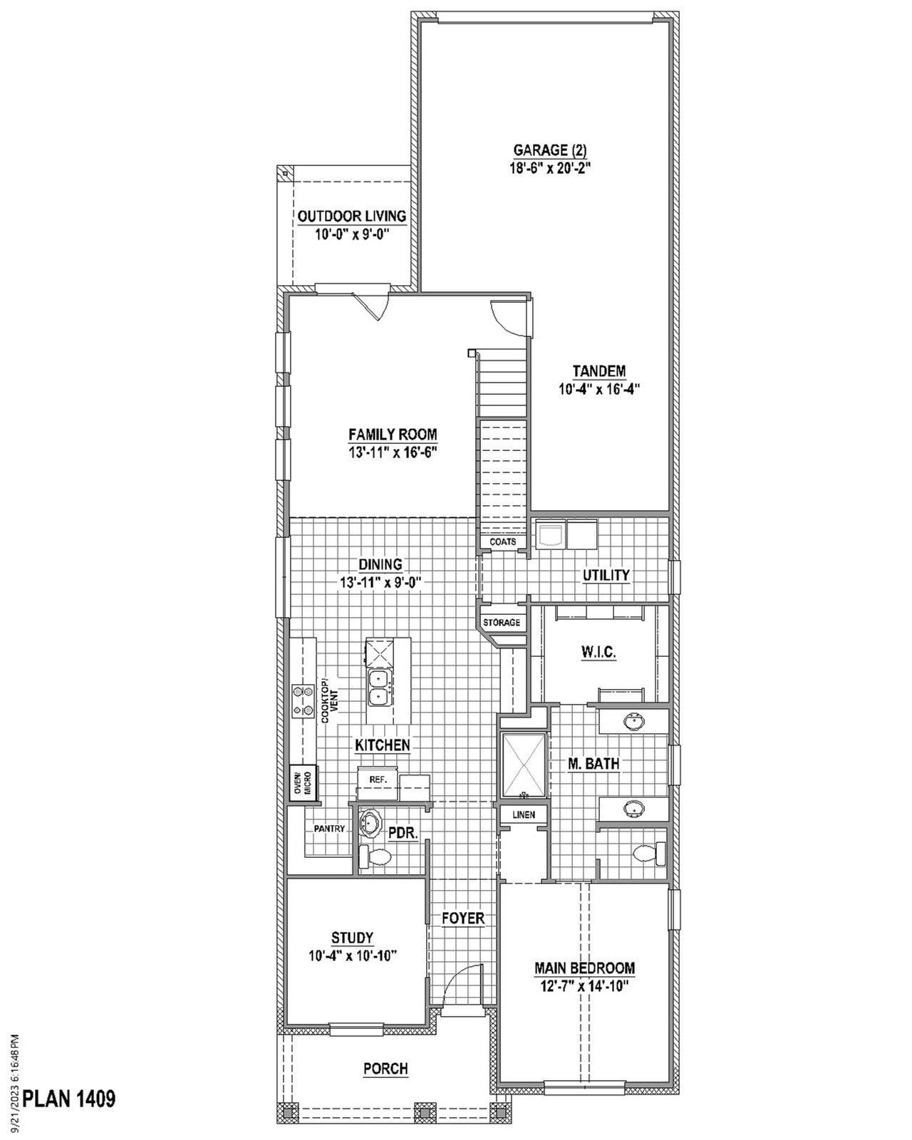 Plan 1409 1st Floor Plan 1409 1st Floor