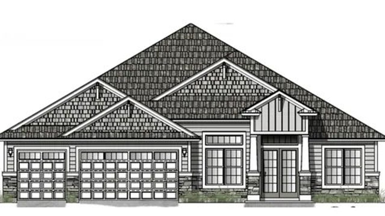 Representative rendering of the exterior for the 2917 by Ashley Homes, LLC (Image 2).