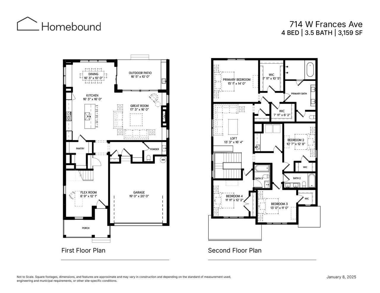 2D floor plan layout of this home in , Tampa, FL (Image 2).