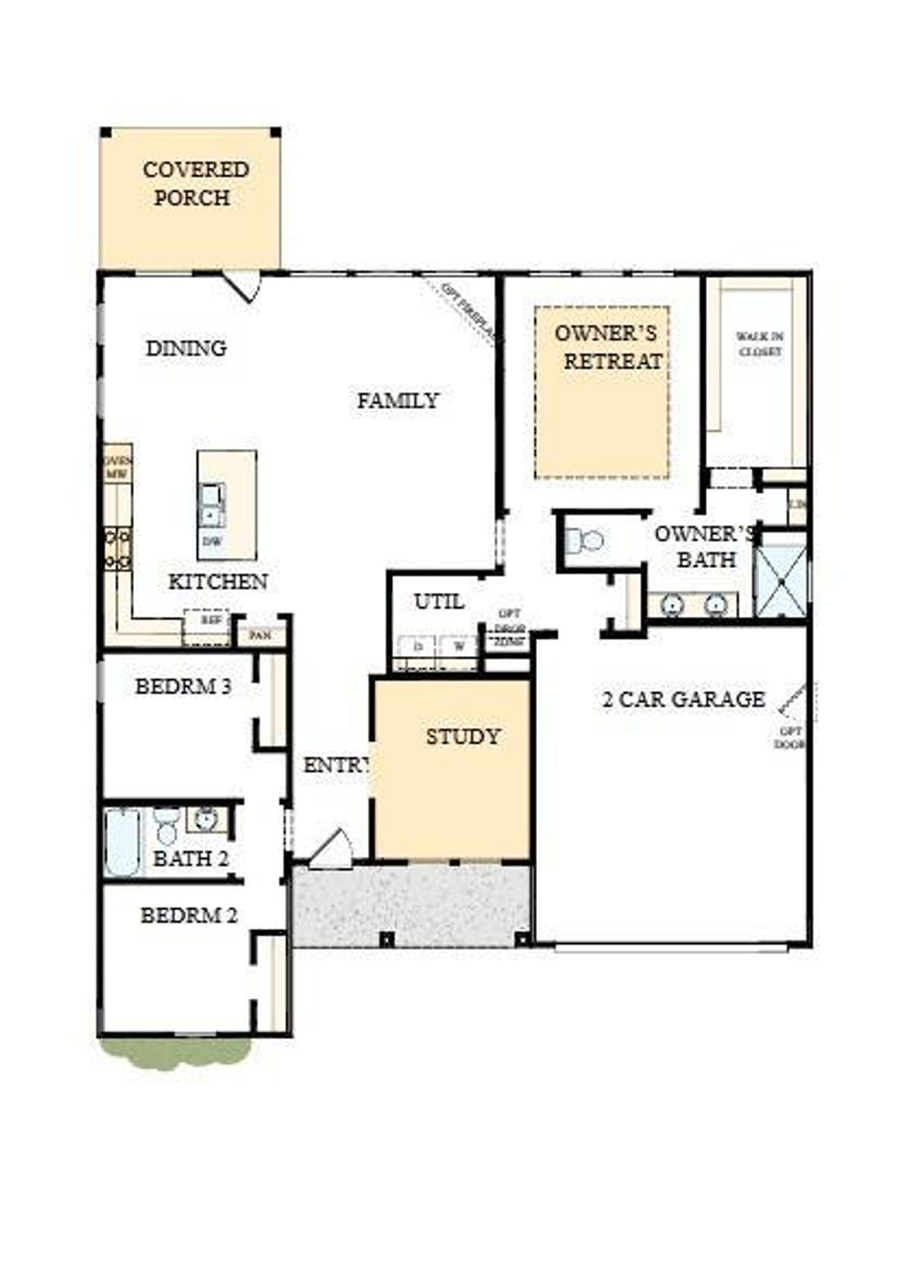 2D floor plan layout of this home in Encore at Harmony, Harrisburg, NC (Image 2). 2D floor plan layout of this home in Encore at Harmony, Harrisburg, NC (Image 2).