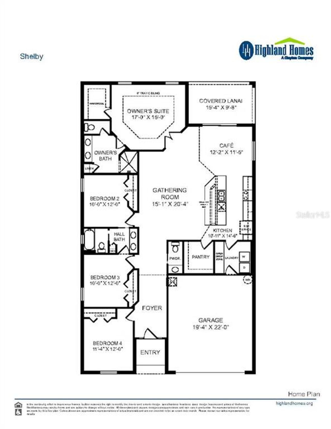 2D floor plan layout of this home in Touchstone, Lakeland, FL (Image 2). 2D floor plan layout of this home in Touchstone, Lakeland, FL (Image 2).