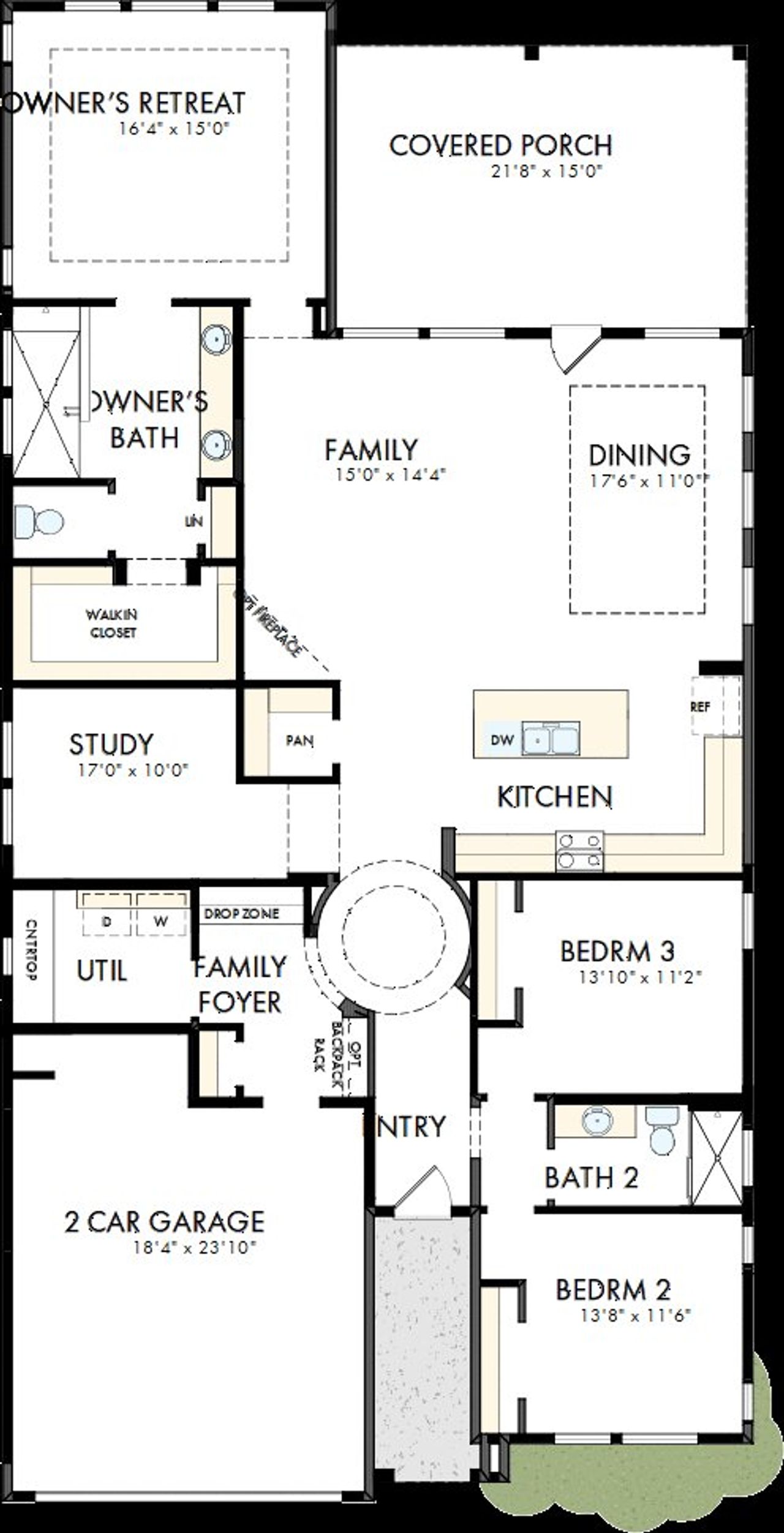 2D floor plan layout of this home in Maple Grove at Towne Lake, Woodstock, GA (Image 2). 2D floor plan layout of this home in Maple Grove at Towne Lake, Woodstock, GA (Image 2).