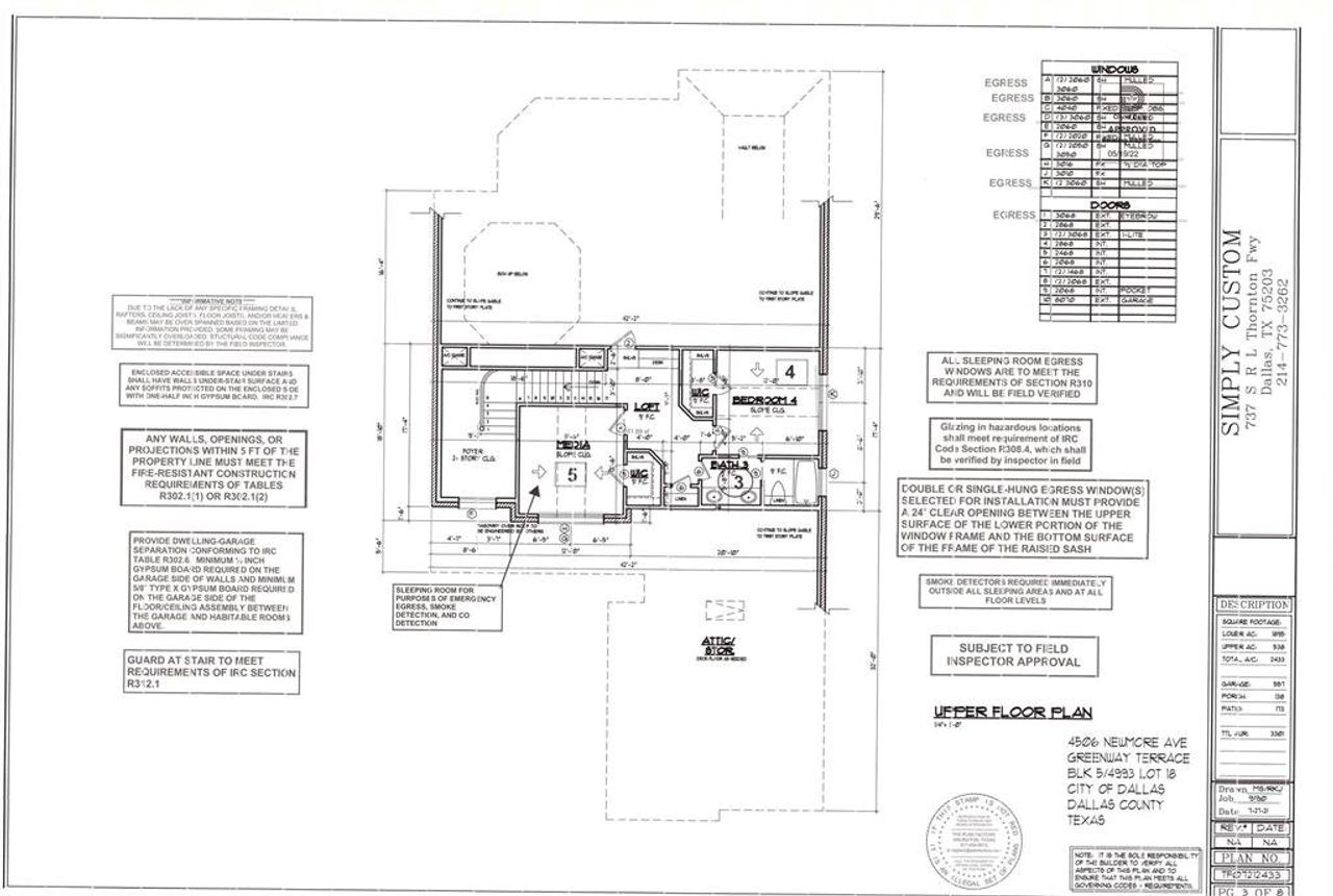 proposed 2nd floor proposed 2nd floor