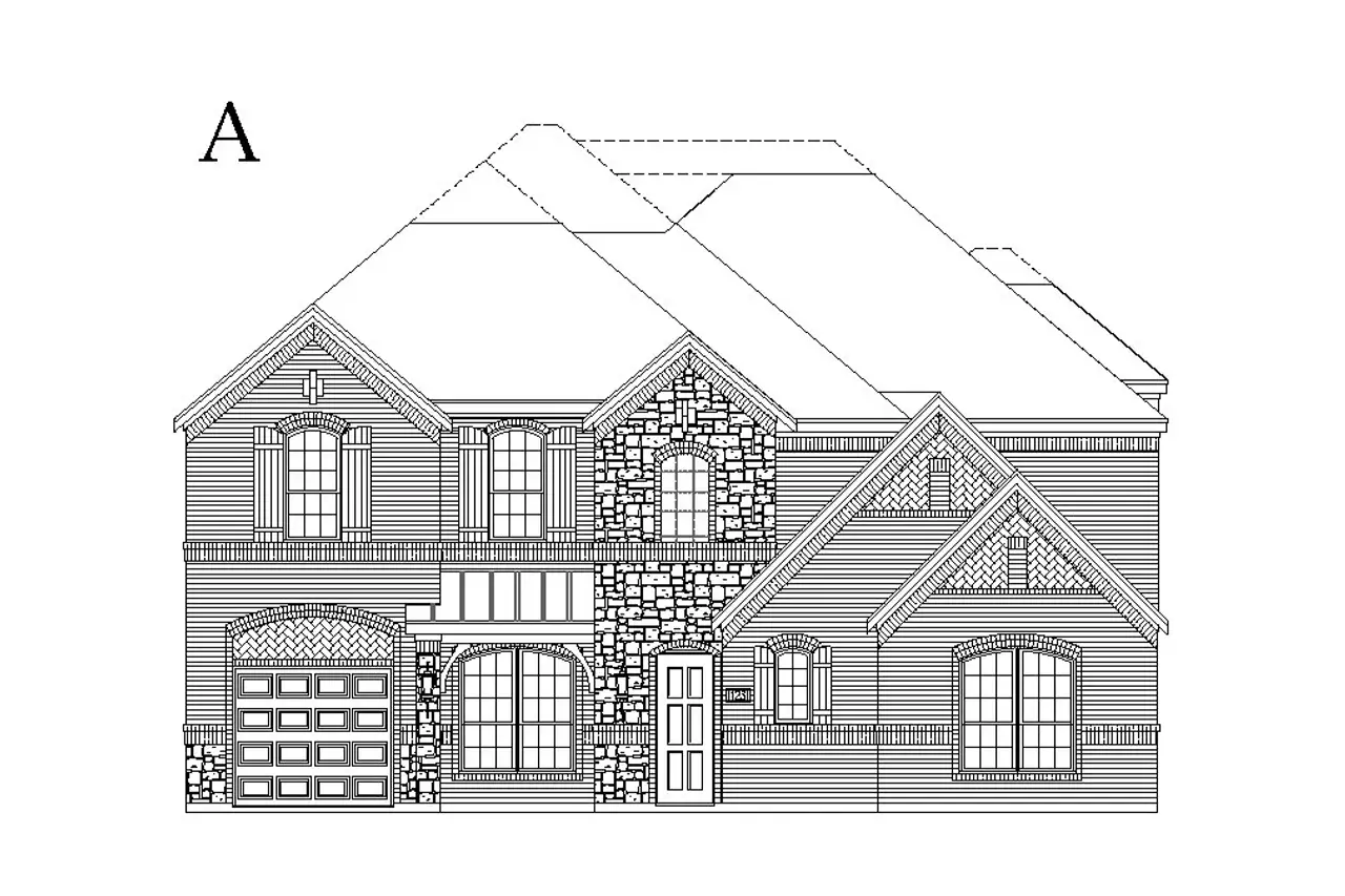 Representative rendering of the exterior for the Prescott by Windsor Homes (Image 2).