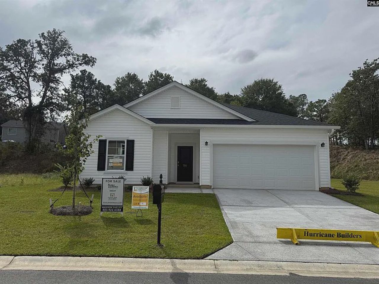 Front exterior of a new home in Emanuel Creek, West Columbia, SC, highlighting curb appeal (Image 2).