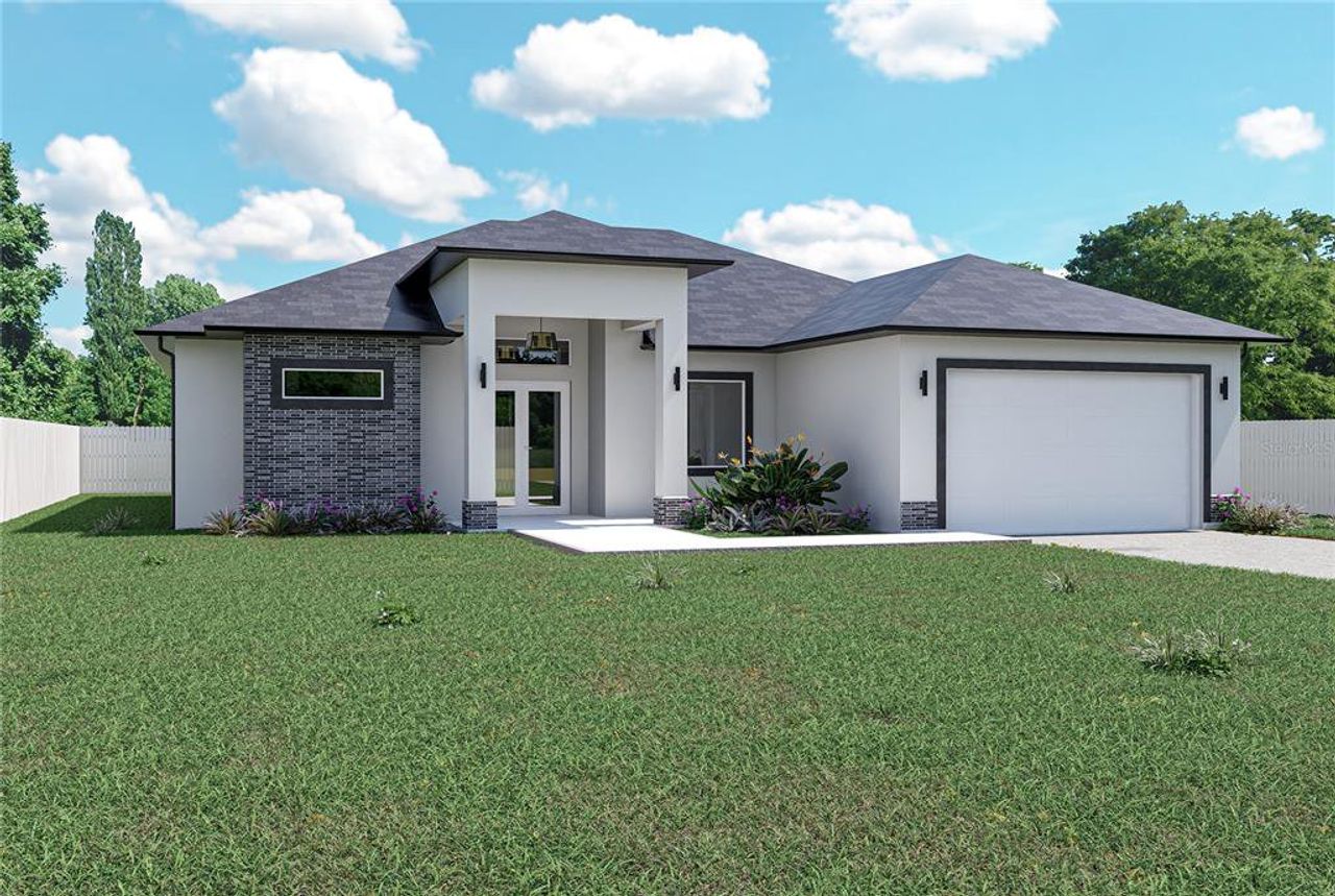 Front exterior of a new home in , Placida, FL, highlighting curb appeal (Image 2).