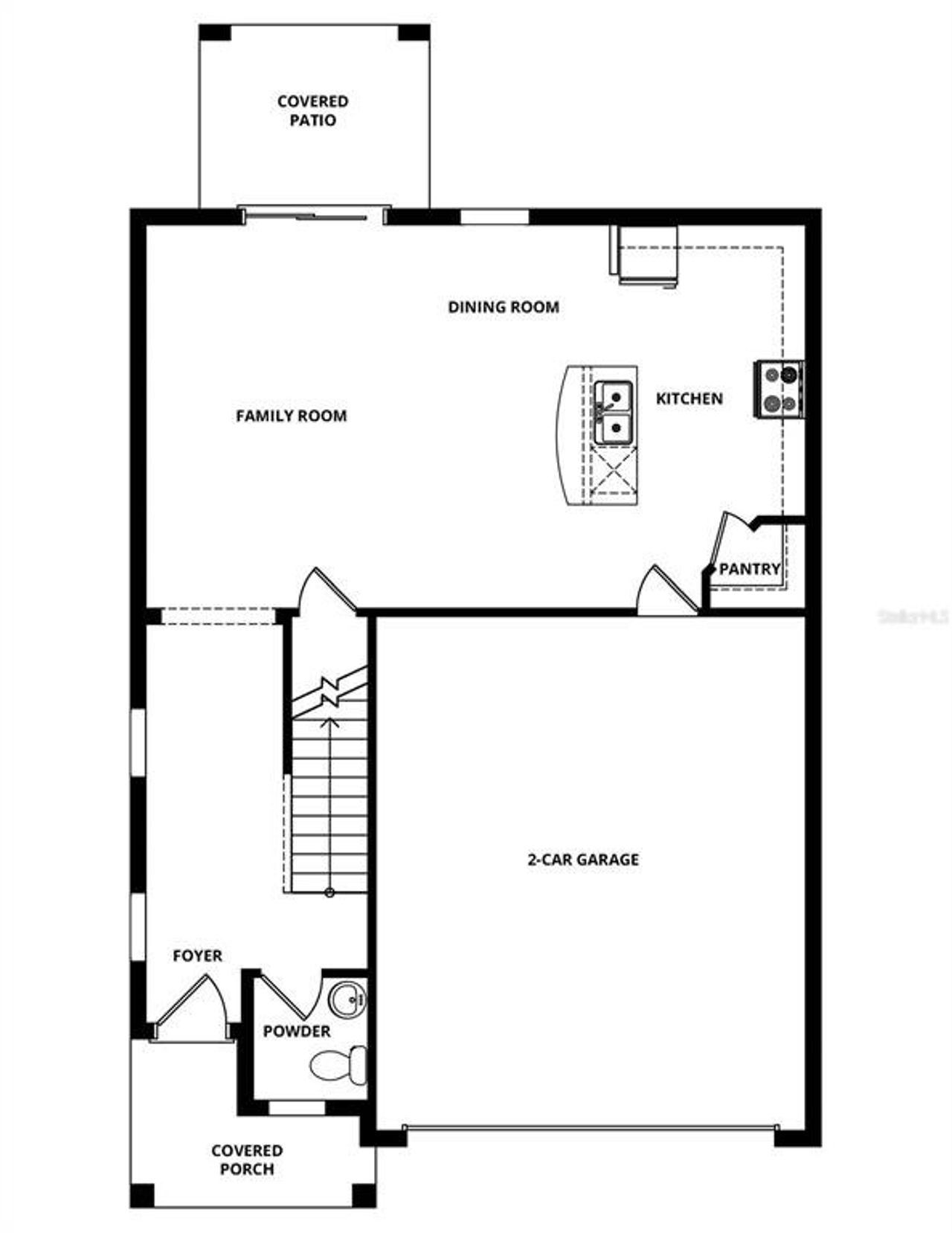 2D floor plan layout of this home in Citrus Place, Babson Park, FL (Image 2).