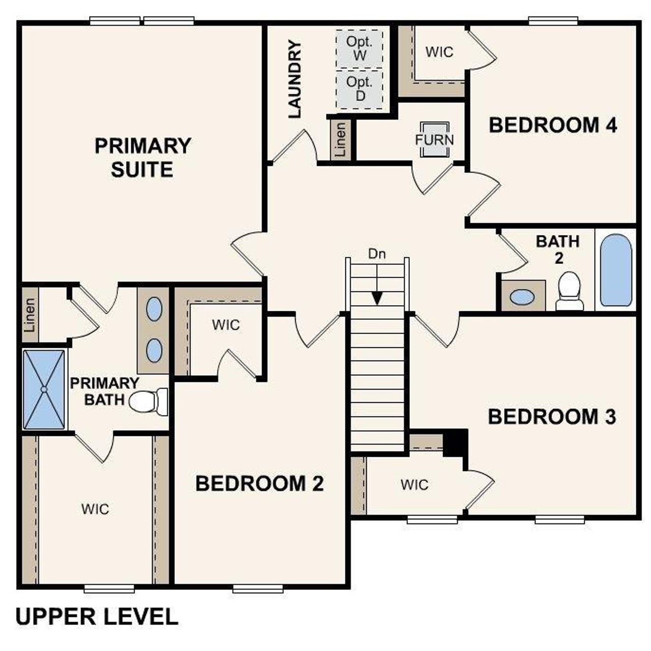 2D floor plan layout of this home in , Covington, GA (Image 2).