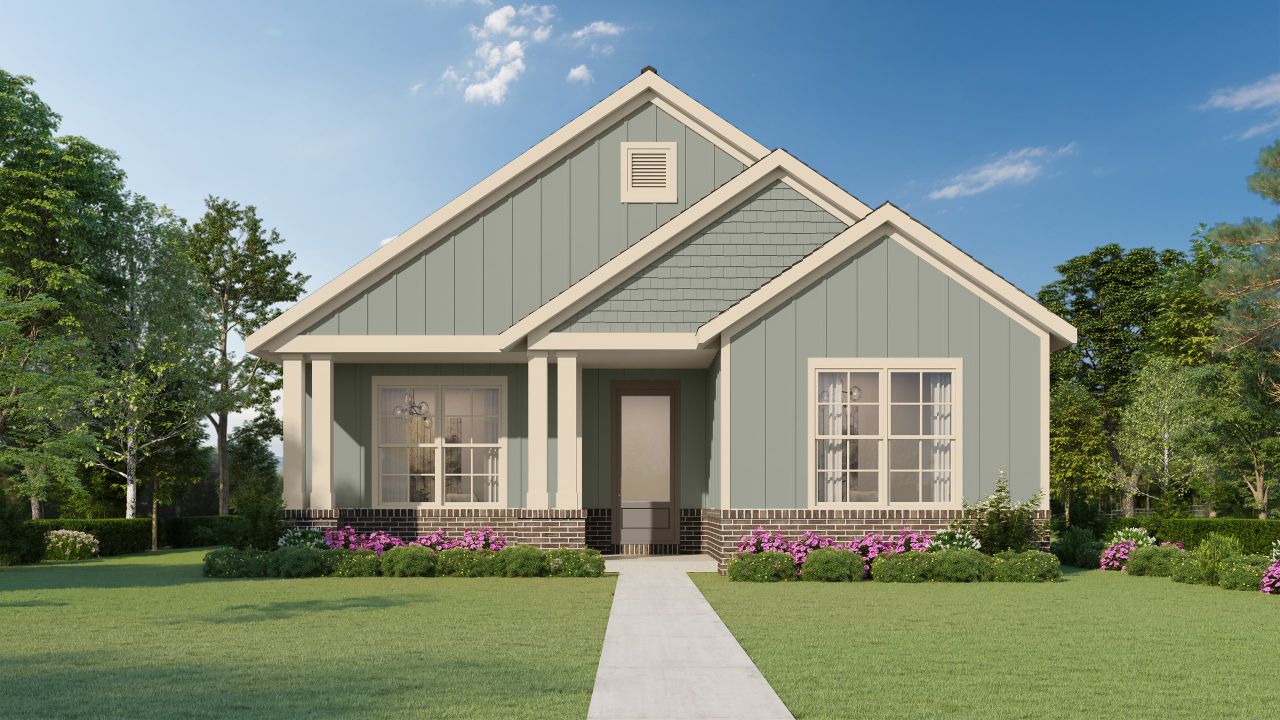 Representative exterior photo of a completed home built from the Ellington by Grant & Co in Union Depot, Bartlett, TN (Image 2).